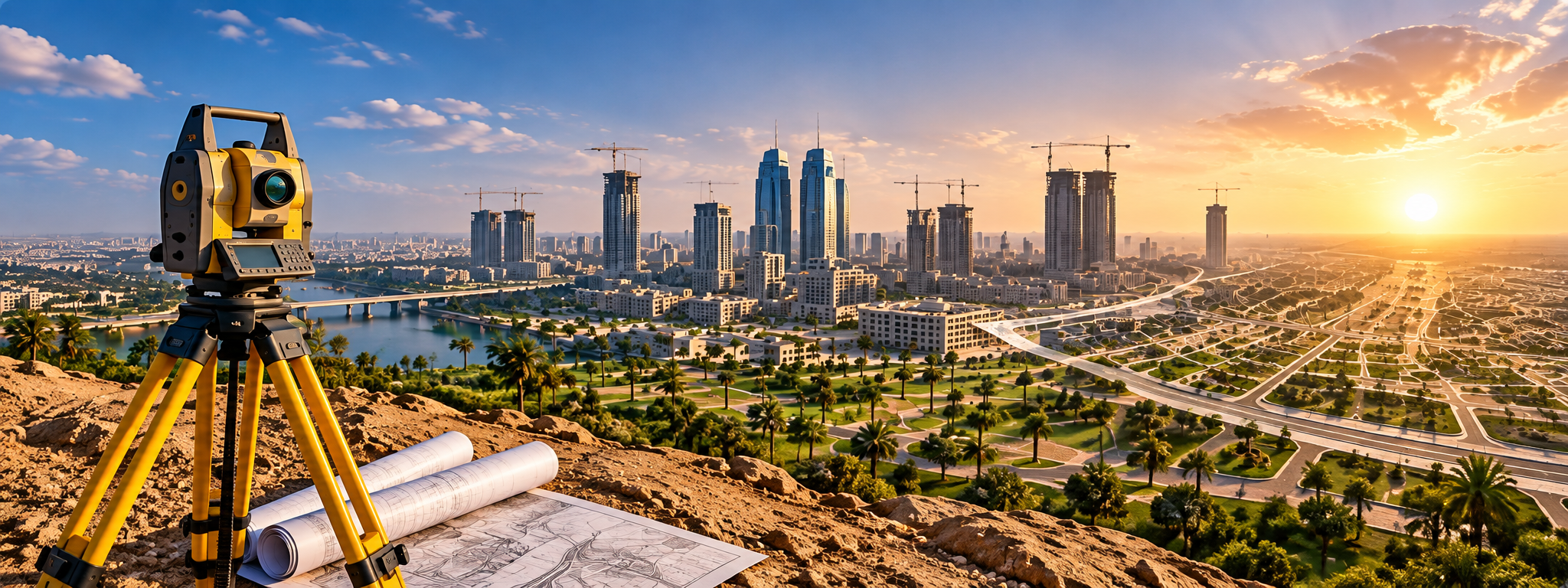 العلاقة بين أعمال المساحة والتخطيط العمراني في مصر